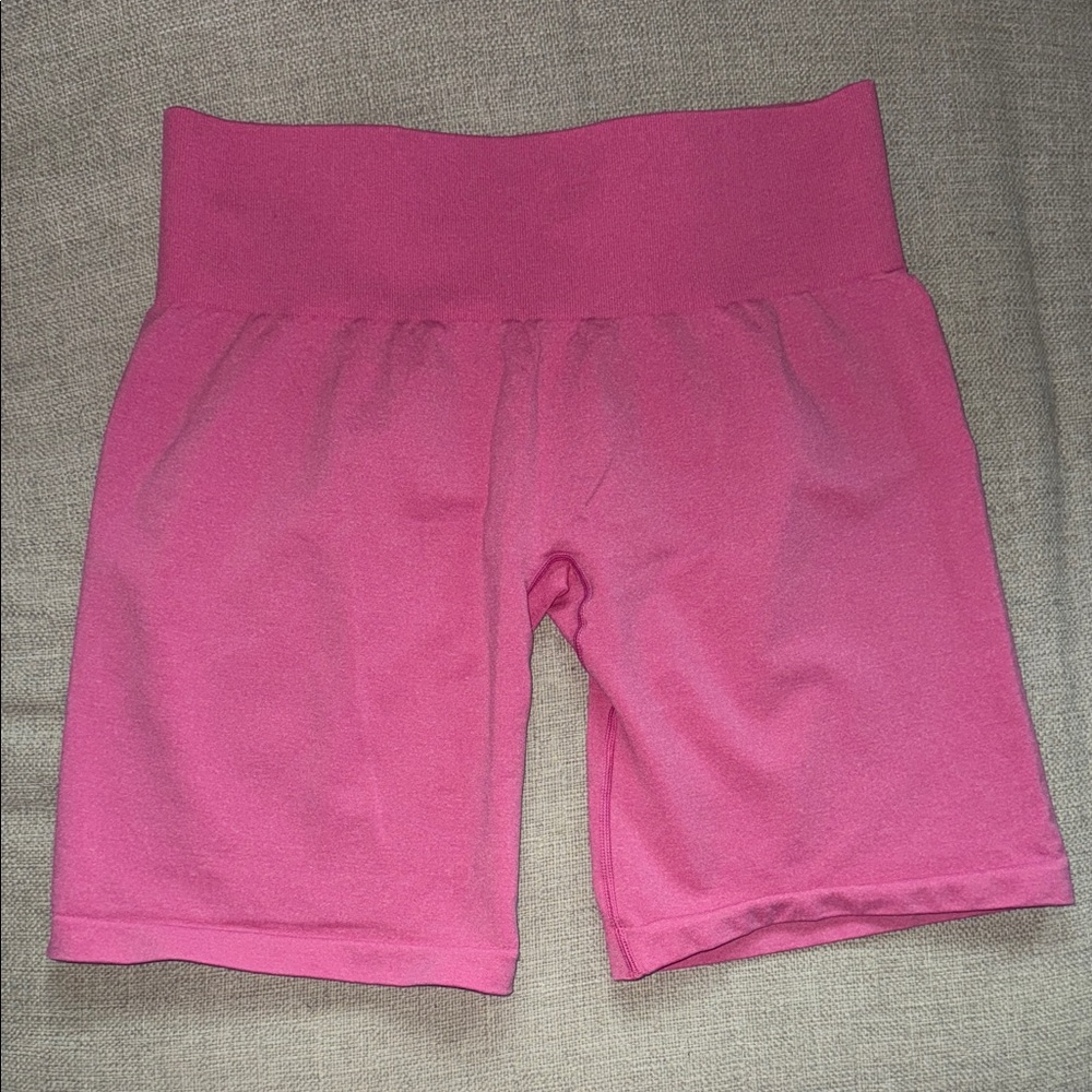 NVGTN High Waist Pink Shorts